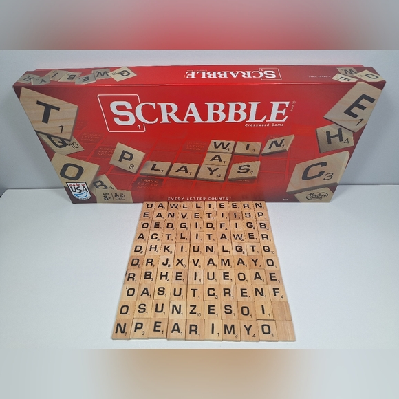 Scrabble Game Bonus Checkers Game - Picture 2 of 12